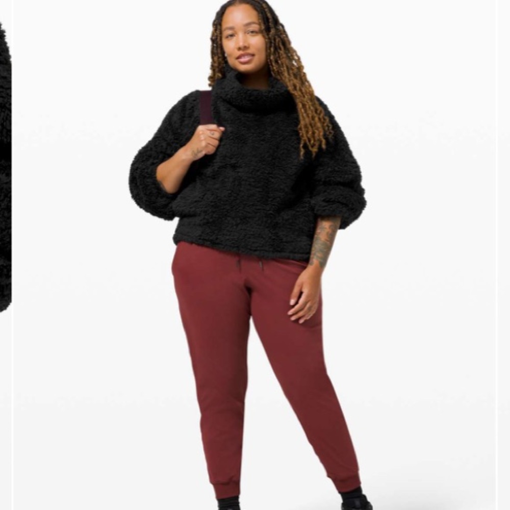 Lululemon Warmth Restore Sherpa Black Pullover
